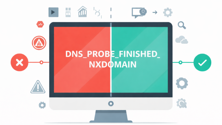 How to Fix DNS_PROBE_FINISHED_NXDOMAIN Error — All Causes & Solutions (2026)