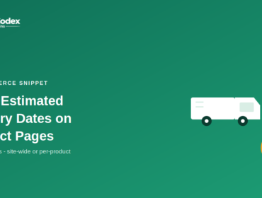 woocommerce estimated delivery date product page